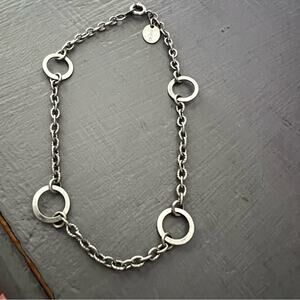 Icing Silver Tone Ankle Bracelet